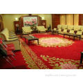 Stylish Red Knotted Hand Tufted Hotel Carpet , 20% Nylon Pa